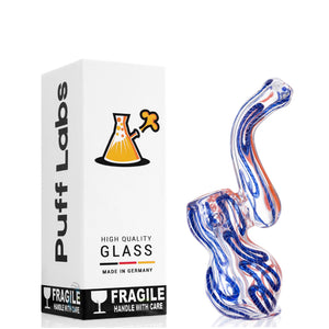 Cheap Mini Water Glass Bubbler Pipe Orange Puff Labs 5 | photo 4