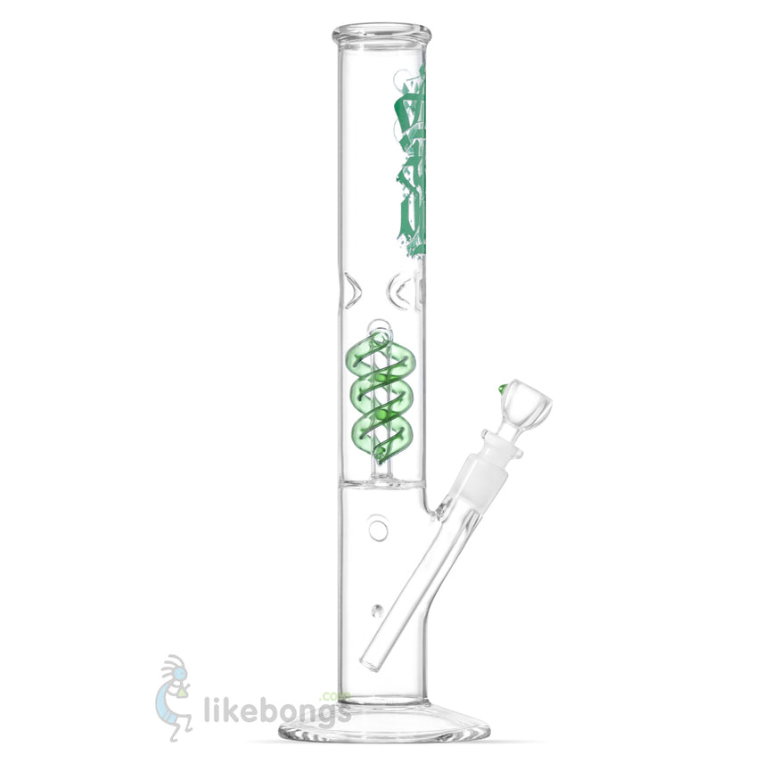 Big Glass Straight Amsterdam Ice Bong Coil-Perc Carb Clear 15.7 | photo 1
