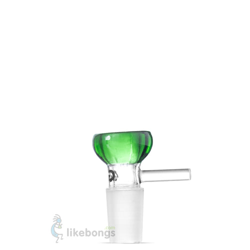 Grace Glass Bong Bowl with Inbuilt Screen and Handle Green Male Joint 18.8 mm | photo 1