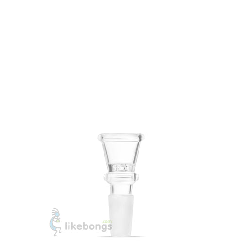 Glass Herb Funnel Bowl Clear Male Joint 14.4 mm | photo 1