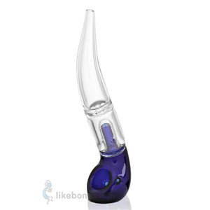 Hand Glass Bubbler with Perc Blue Puff Labs 7.5 | photo 2