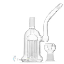 Water Bubbler with 4-arm Perc 2 Bowls Clear 6.7 | photo 2