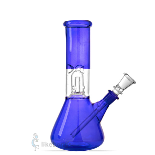 Cheap Glass Beaker-Base Ice Bong Perc Blue Puff Labs 8.5 | photo 1