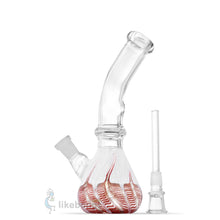 Glass Round Baser Bongs with Carb Hole Red US DEVICE 8 | photo 2