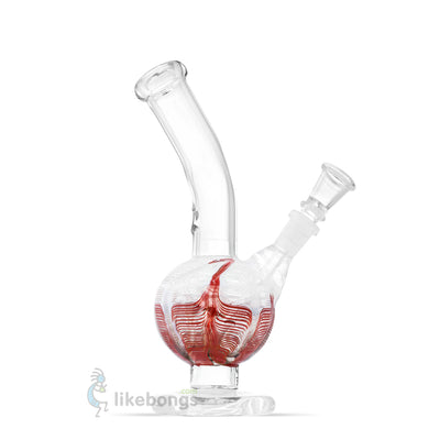 Glass Mini Regular Bongs with Carb Hole Red US DEVICE 8 | photo 1