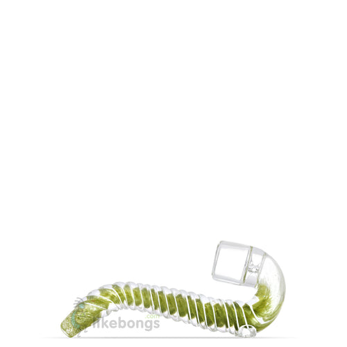 Glass Chillum Pipe Saxophone Green 3 | photo 1