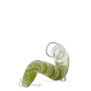 Glass Chillum Pipe Saxophone Green 3 | photo 2