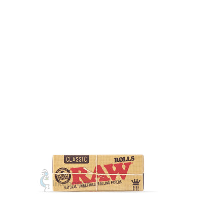 Raw Rolls Classic Natural Unrefined Rolling Paper King Size 9 Feet 1 Pack | photo 1