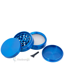 4-Piece Herb Grinder with Magnetic Top and Sifter for Dry Herb Blue 1.6 | photo 2