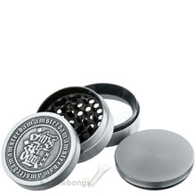 4-Piece Herb Grinder Amsterdam Aluminum Old Silver Grace Glass 2.5 | photo 2