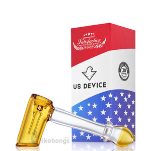 Glass Smoking Bubber Hammer Amber US DEVICE 5 | photo 4