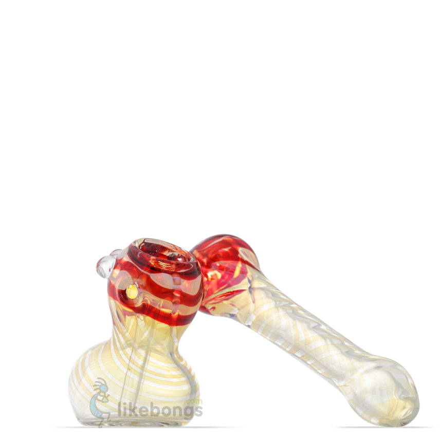 Glass Hammer Bubber Pipe Amber US DEVICE 6 | photo 1
