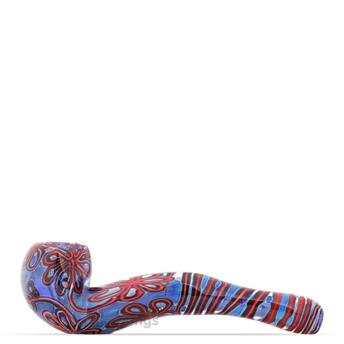 Hand Glass Heavy Sherlock Pipe Blue EPIC 7 | photo 1