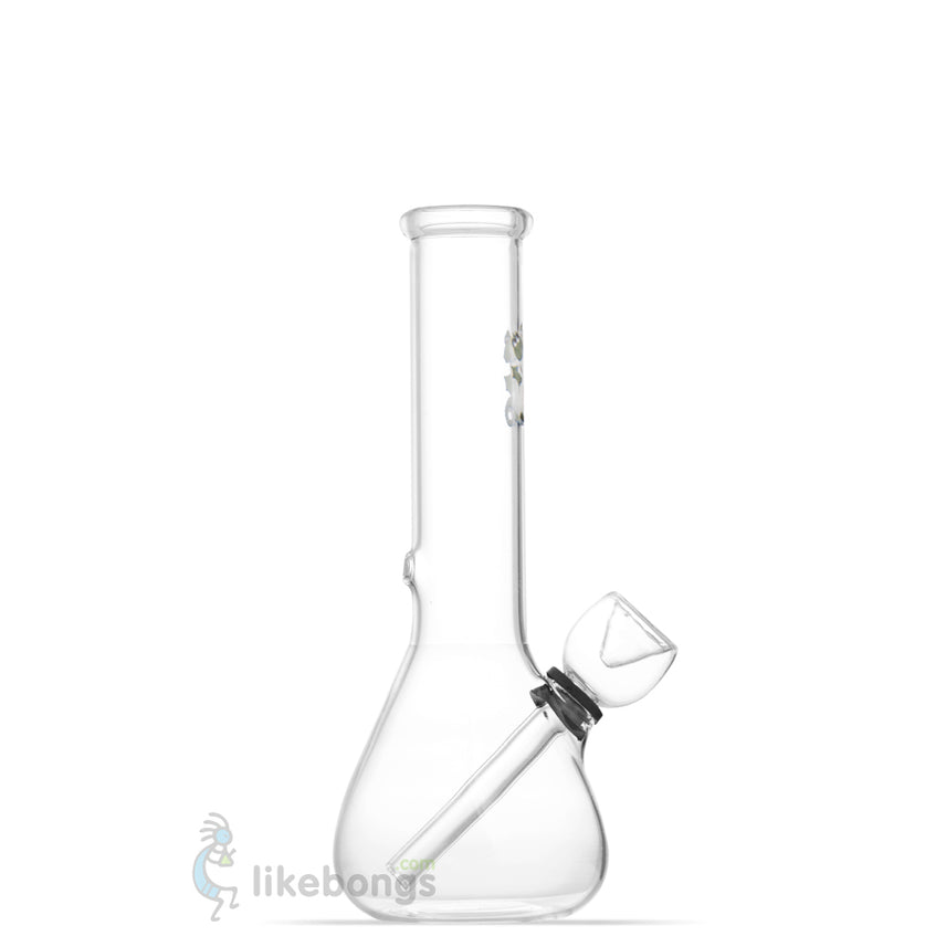 Mini Glass Beaker-Base Bong with a Carb Clear 7 | photo 1