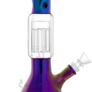 High Quality Glass Ice Beaker-Base Iridescent Bong Perc 12 | photo 2