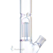 Classic Iridescent Straight Ice Bong Perc with Fumed 11.8 | photo 3