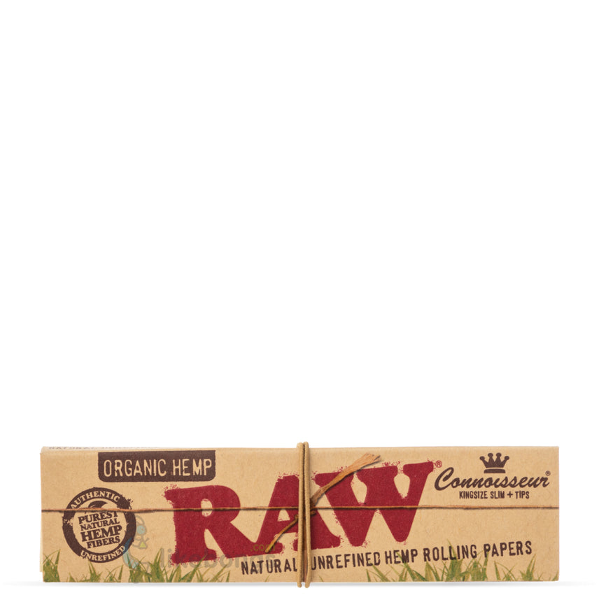 Buy RAW Organic King Size Slim Rolling Papers with Tips Online