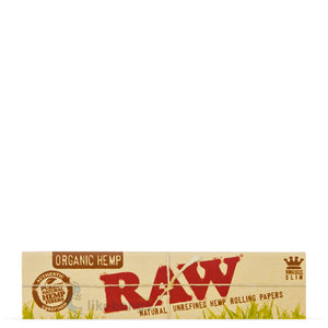 Raw Organic Hemp Connoisseur 1 1/4 King Size Slim Rolling Papers 32 Leaves | photo 1