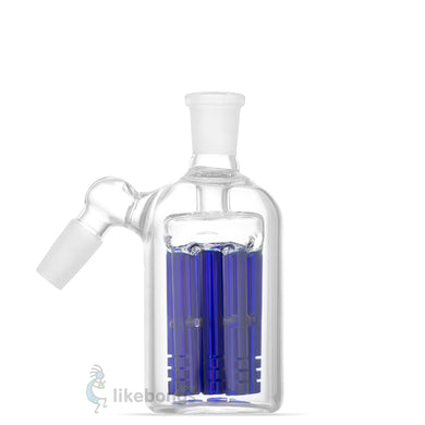 14.4 mm 45 Glass Precooler with 8-Arms Slitted Percolator Blue | photo 1