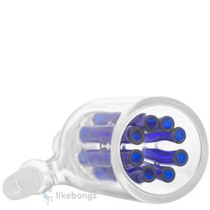 14.4 mm 45 Glass Precooler with 8-Arms Slitted Percolator Blue | photo 2