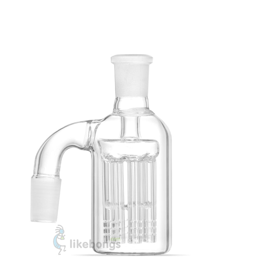 18.8 mm 90 Glass Precooler with 8-Arms Slitted Percolator Clear | photo 1