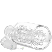 18.8 mm 90 Glass Precooler with 8-Arms Slitted Percolator Clear | photo 2