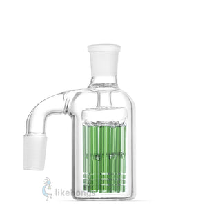 18.8 mm 90 Glass Precooler with 8-Arms Slitted Percolator Green | photo 1