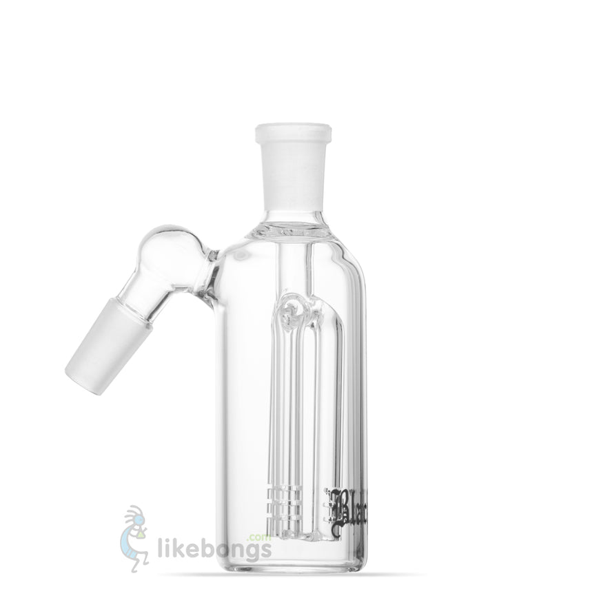 14.4 mm 4.3 Glass Black Leaf Precooler with 3-Arms Slitted Percolator Green | photo 1