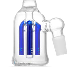 18.8 mm 45 Glass Precooler with 4-Arms Slitted Percolator Blue | photo 2