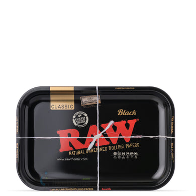 Rolling Tray Black RAW 11x9