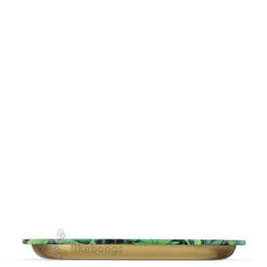 Rolling Tray In Weed We Trust Green Black Leaf 8x4.3 | photo 2