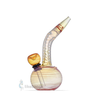 Round Glass Bubble Pipe Red US DEVICE 5.5 | photo 1