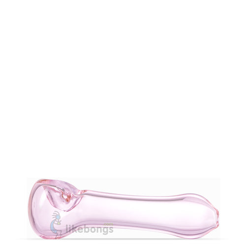 Hand Glass Spoon Pipe Pink 5 | photo 1