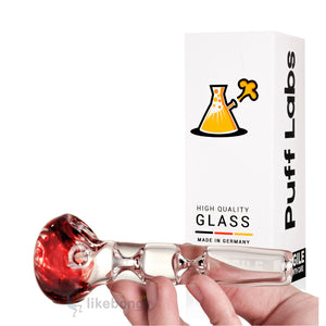 High Quality Smoking Glass Spoon Red Puff Labs 5 | photo 2
