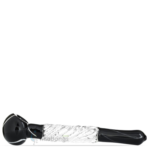 Glass Steamroller Pipe Spoon Black Puff Labs 8.5 | photo 1