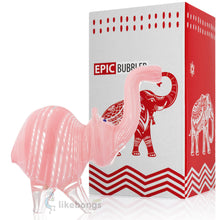 Themed Glass Elephant Bubbler Water Pipe with Downstem Pink EPIC 5 | photo 3