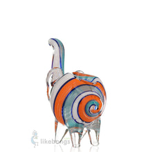 Glass Elephant Whater Smoke Bubbler with Downstem Multicolored EPIC 5 | photo 2