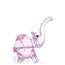 Glass Elephant Bubbler Water Pipe with Downstem Pink EPIC 5 | photo 2
