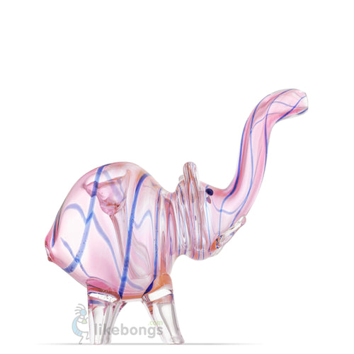 Whater Glass Bubbler Elephant Smoke with Downstem Blue EPIC 5 | photo 1