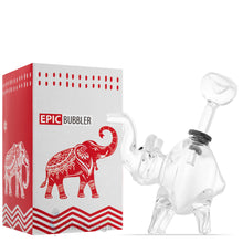 Glass Bubbler with Downstem Elephant Clear EPIC 5 | photo 4