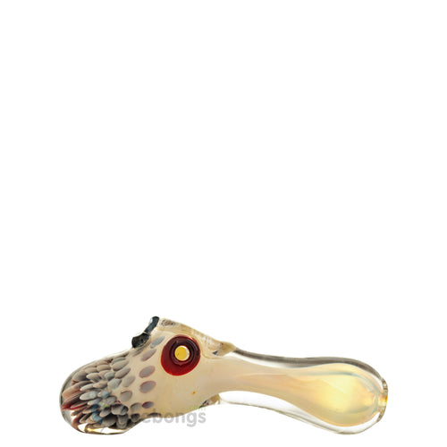 Themed Thick Glass Pipe Spoon Beige Puff Labs 5 | photo 1