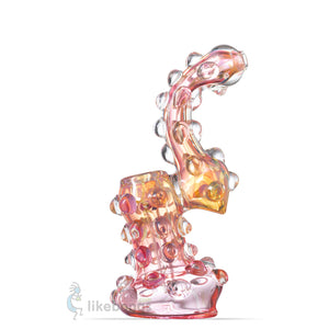 Quality Thick Glass Cute Bubbler Pink Puff Labs 6.7 | photo 1