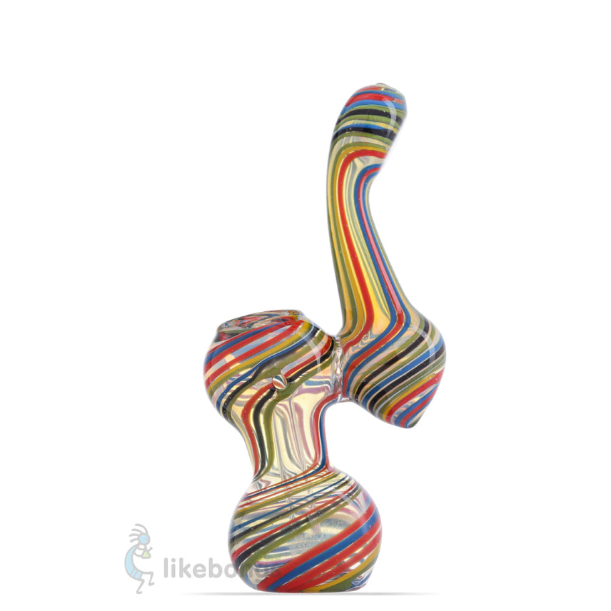 Thick Glass Bubbler with Carb Hole Multicolored US DEVICE 6 | photo 1