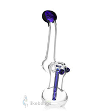 Glass Water Bent Neck Bubbler Clear US DEVICE 6.5 | photo 2